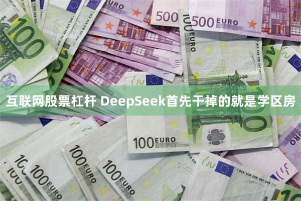 互联网股票杠杆 DeepSeek首先干掉的就是学区房