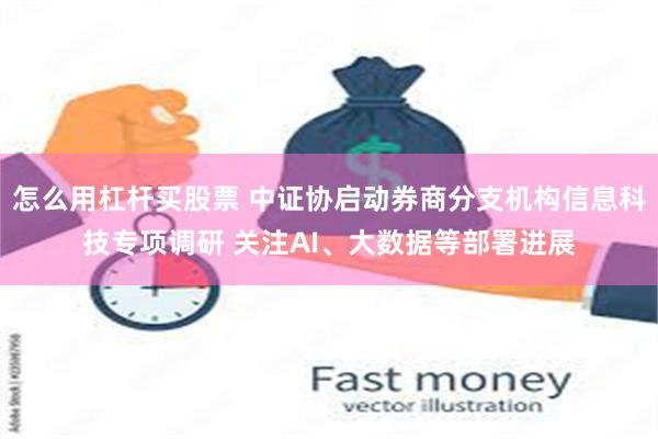 怎么用杠杆买股票 中证协启动券商分支机构信息科技专项调研 关注AI、大数据等部署进展