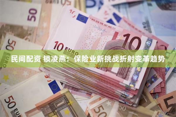 民间配资 锁凌燕：保险业新挑战折射变革趋势